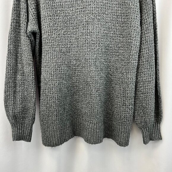 American Eagle Womens Long Sleeve Crew Neck Gray Sweater Soft Small - Picture 5 of 9